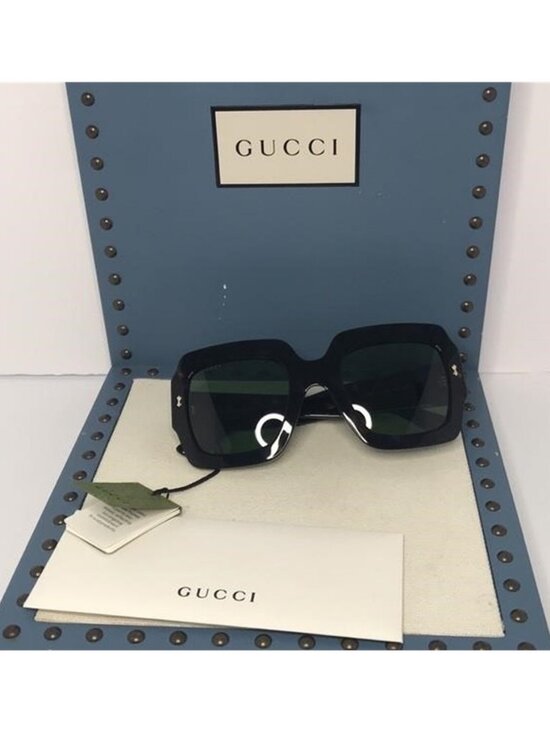 New - GUCCI GG1111S-002 53 Sunglass Unisex BIO ACETAT Sunglasses main image 4